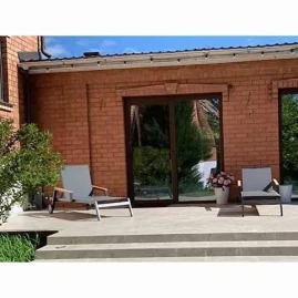 Шезлонг Gardenini Sogno карбон антрацит