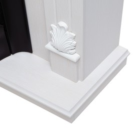 Электрокамин RealFlame Ottawa WT белое золото с очагом Majestic Lux Black