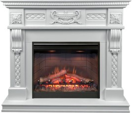Каминокомплект Corsica - Матовый белый с очагом Symphony 26'' DF2608-INT